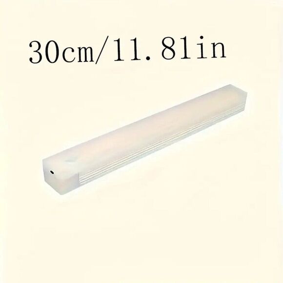 1pc Wireless LED Under Cabinet Light with Motion Sensor USB Rechargeable 11.81in - Picture 3 of 3